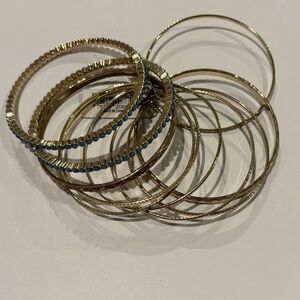 Mixit Gold and Blue Bracelet Collection